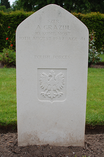Antoni Grazul Polish War Grave