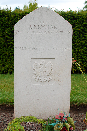 Jan Krysiak Polish War Grave