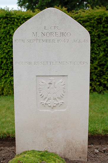 Michal Norejko Polish War Grave