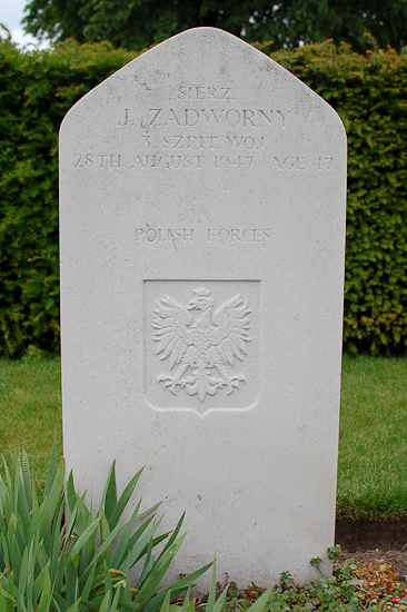 Jan Zadworny Polish War Grave