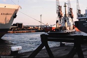 KOLYMALES Soviet Freighter - Grangemouth Docks