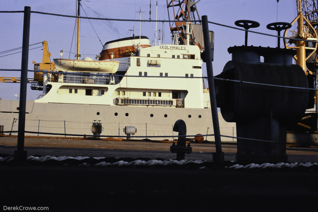 Kolymales Soviet Cargo Ship - Grangemouth Docks