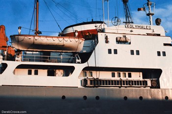 Kolymales Soviet Cargo Ship - Grangemouth Docks