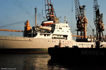 KOLYMALES Soviet Freighter - Grangemouth Docks