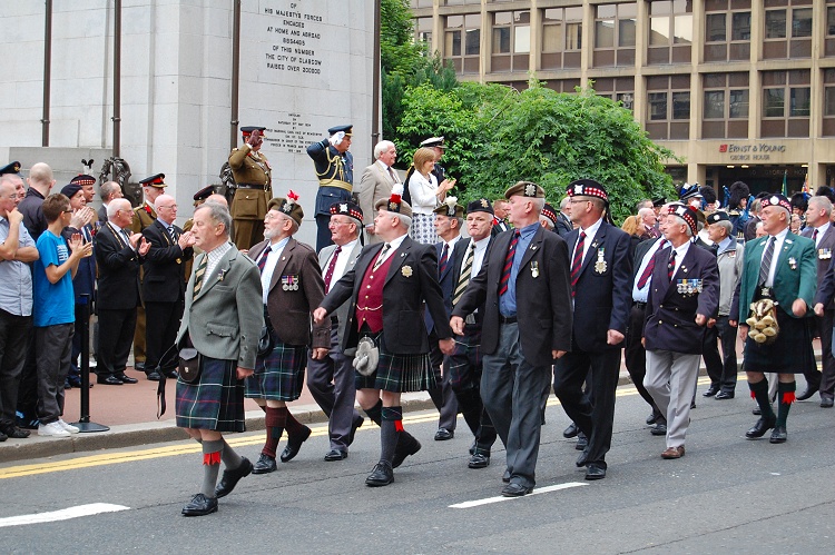 Veterans, Armed Forces Day 2010, George Square, Glasgow