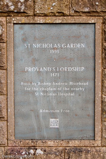 St Nicholas Garden, Provand's Lordship 1471, Glasgow