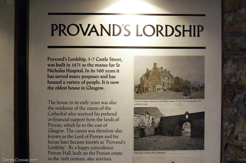Provand's Lordship 1471, Castle Street, Glasgow, Scotland
