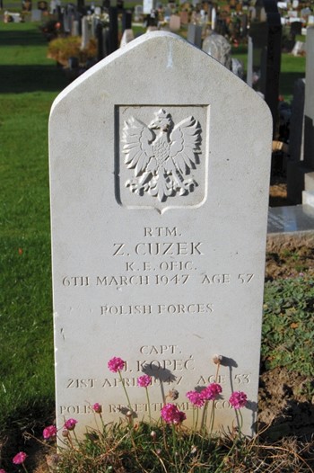 Polish War Grave - Z Cuzek and J Kopec - Perth, Scotland