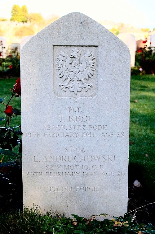 Leslaw Andruchowski Polish War Grave