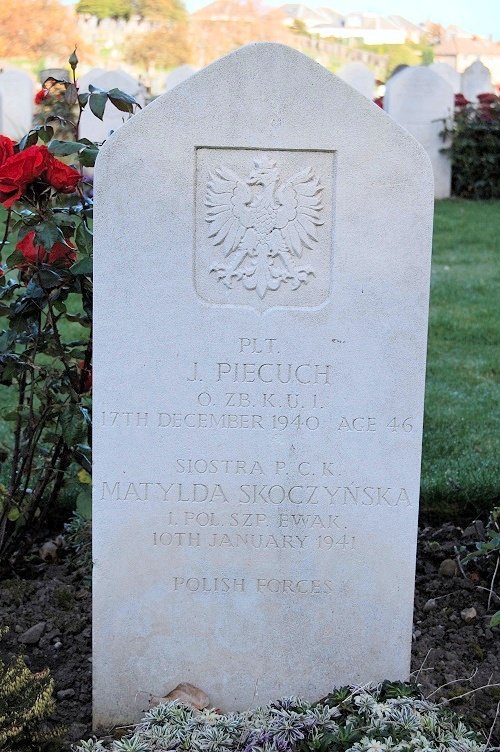 Józef Piecuch Polish War Grave