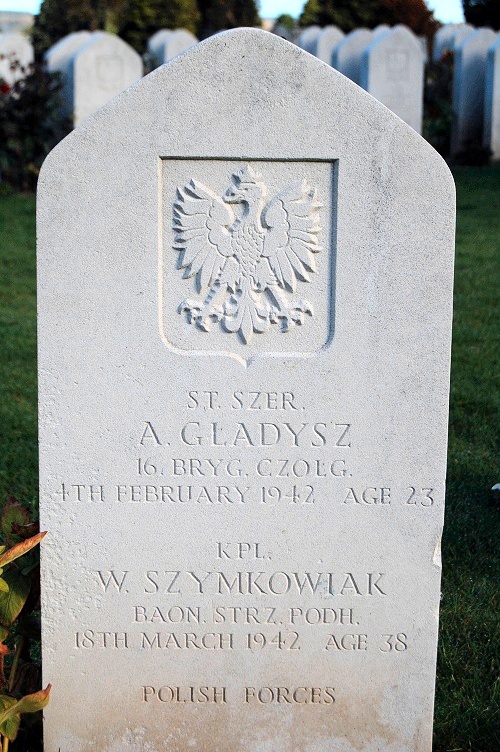 Antoni Gladysz Polish War Grave
