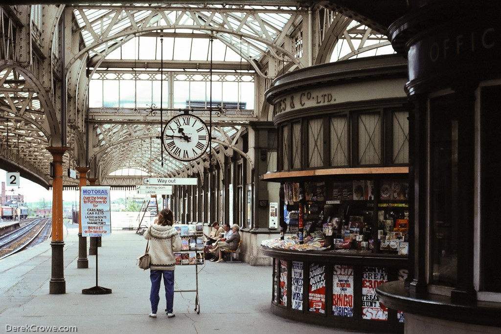 John Menzies Bookstall Stirling Station 1982