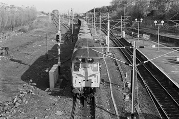 31283 Aggregates Train Berwick-upon-Tweed Railway Station 1988 British Rail